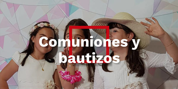comuniones y bautizos